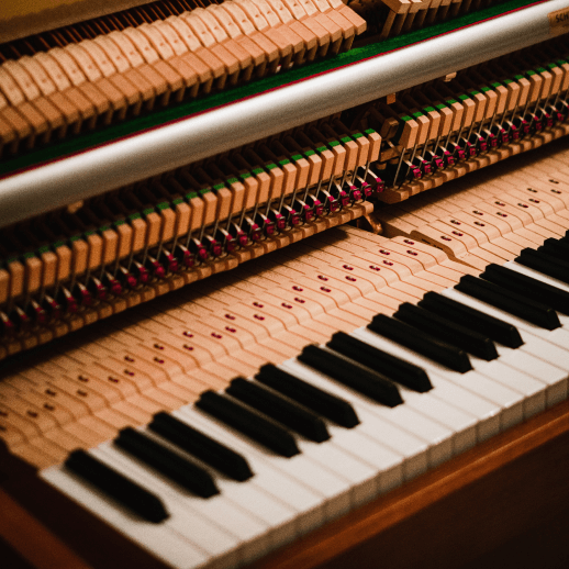 samll section of piano